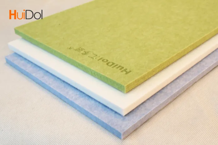 Environmentally friendly and non-toxic PET polyester fiber sound-absorbing board for home decoration