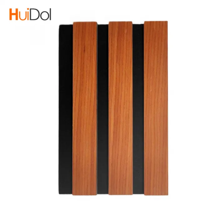 Acoustic wall panel acoustic wooden wall slat Soundproof Wall Panels Custom Sound Proofpolyester acoustic panel akupanel
