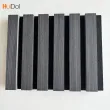 Natural laminated polyester fiber grating board with high quality, high aesthetic value, good decorative and sound-absorbing performance