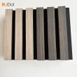 Natural laminated polyester fiber grating board with high quality, high aesthetic value, good decorative and sound-absorbing performance