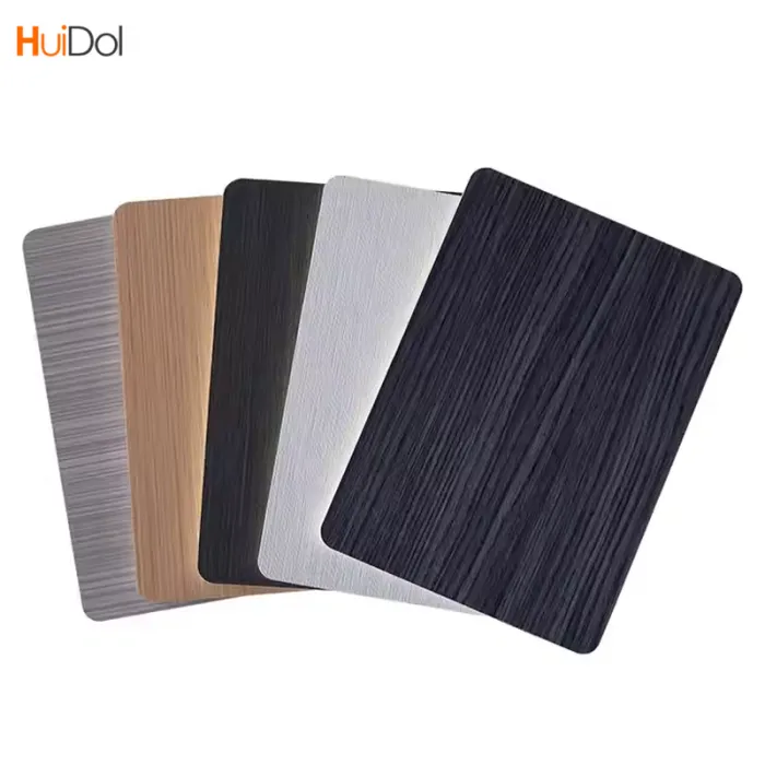 Carbon crystal board wood veneer wall panel for interior decoration and wall protection board
