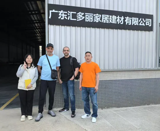Welcome British Customers To Visit Our Factory