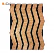 Customized modern style polyester decorative wall panels with irregular shapes by the wall panel factory.