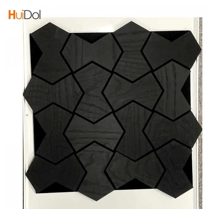 Customized modern style polyester decorative wall panels with irregular shapes by the wall panel factory.