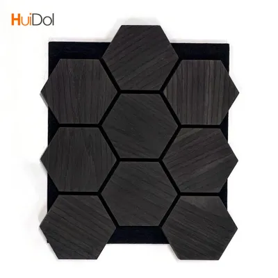 Unique irregular-shaped polyester decorative wall panels, custom-made for modern interiors