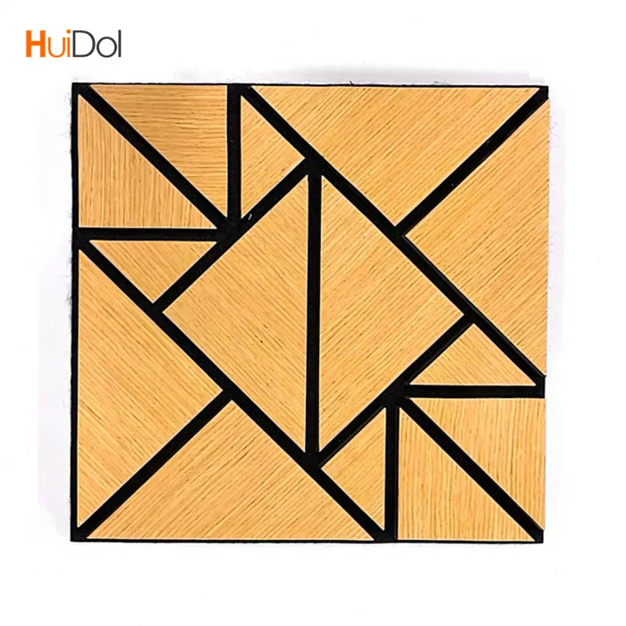 Unique irregular-shaped polyester decorative wall panels, custom-made for modern interiors