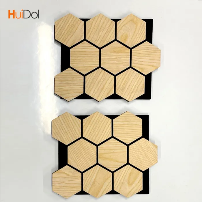 Unique irregular-shaped polyester decorative wall panels, custom-made for modern interiors