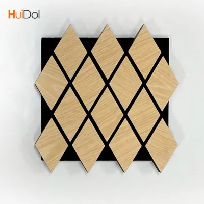 Customized modern style polyester decorative wall panels with irregular shapes by the wall panel factory.