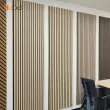 Professional wall panel factory interior design customized wooden slats, including size and texture