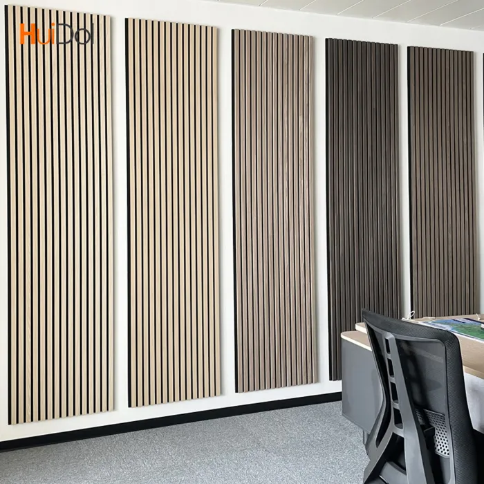 Upgrade your space with sound-absorbing slat wall panels for stylish acoustics