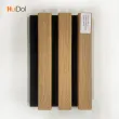 Melamine-Faced Slat Wall Panel - Durable Customizable Display and Storage Board for Retail Offices and Homes