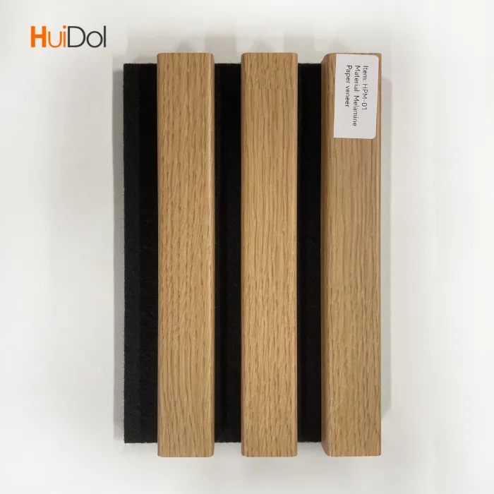 Melamine-Faced Slat Wall Panel - Durable Customizable Display and Storage Board for Retail Offices and Homes