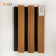 Melamine-Faced Slat Wall Panel - Durable Customizable Display and Storage Board for Retail Offices and Homes