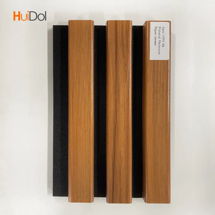 Melamine-Faced Slat Wall Panel - Durable Customizable Display and Storage Board for Retail Offices and Homes