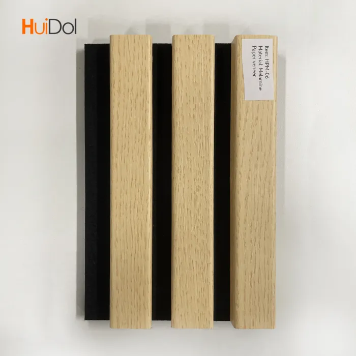Melamine-Faced Slat Wall Panel - Durable Customizable Display and Storage Board for Retail Offices and Homes