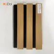 PU Coated Wooden Grille Slat Panels - Premium Acoustic Wall Cladding with Paper Veneer Finish for Modern Interior Decoration