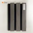 PU Coated Wooden Grille Slat Panels - Premium Acoustic Wall Cladding with Paper Veneer Finish for Modern Interior Decoration